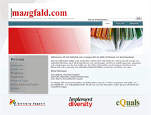 Tablet Screenshot of mangfald.org